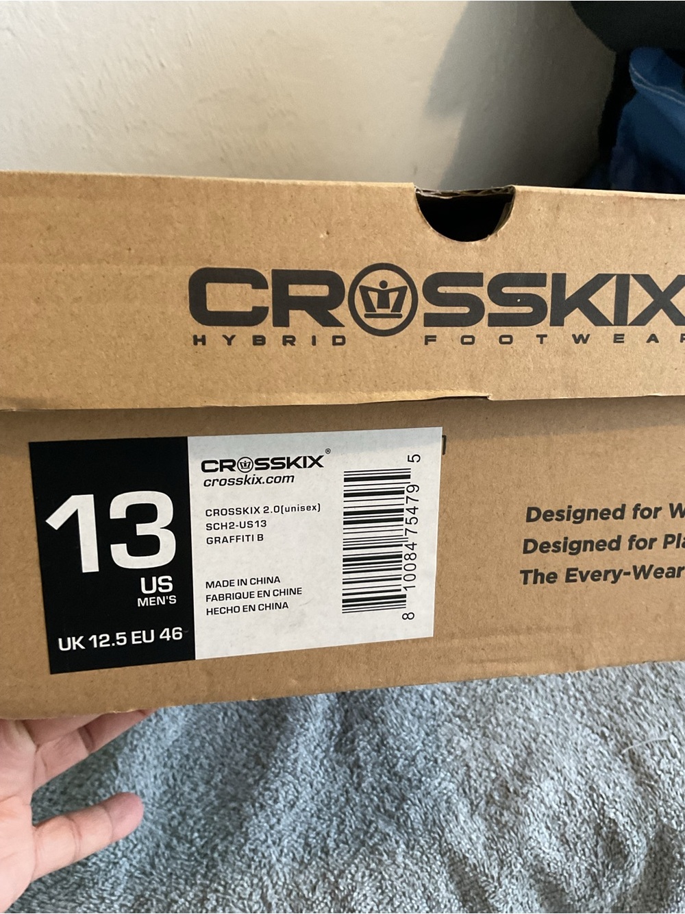 CROSSKIX Men's Multicolor Boat Shoes with Black Strap - Picture 4 of 4